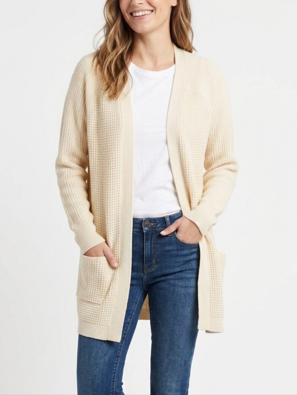 Aritzia Wilfred Free merino wool cardigan